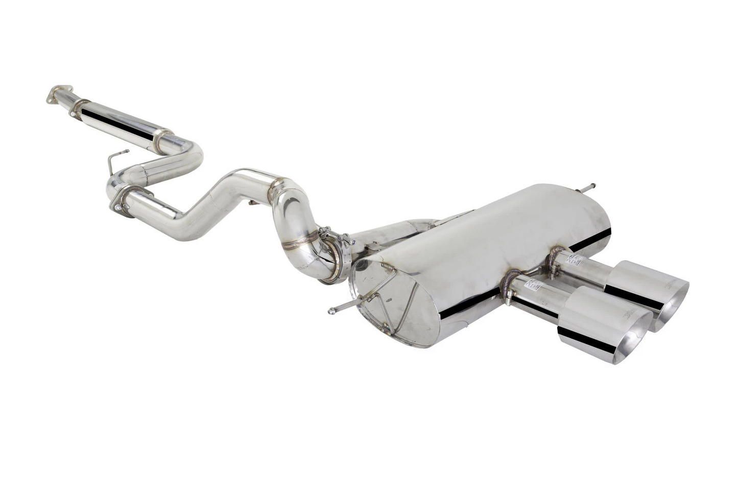 XFORCE Ford Focus RS Full Turbo Back Exhaust 3" Stainless Varex System