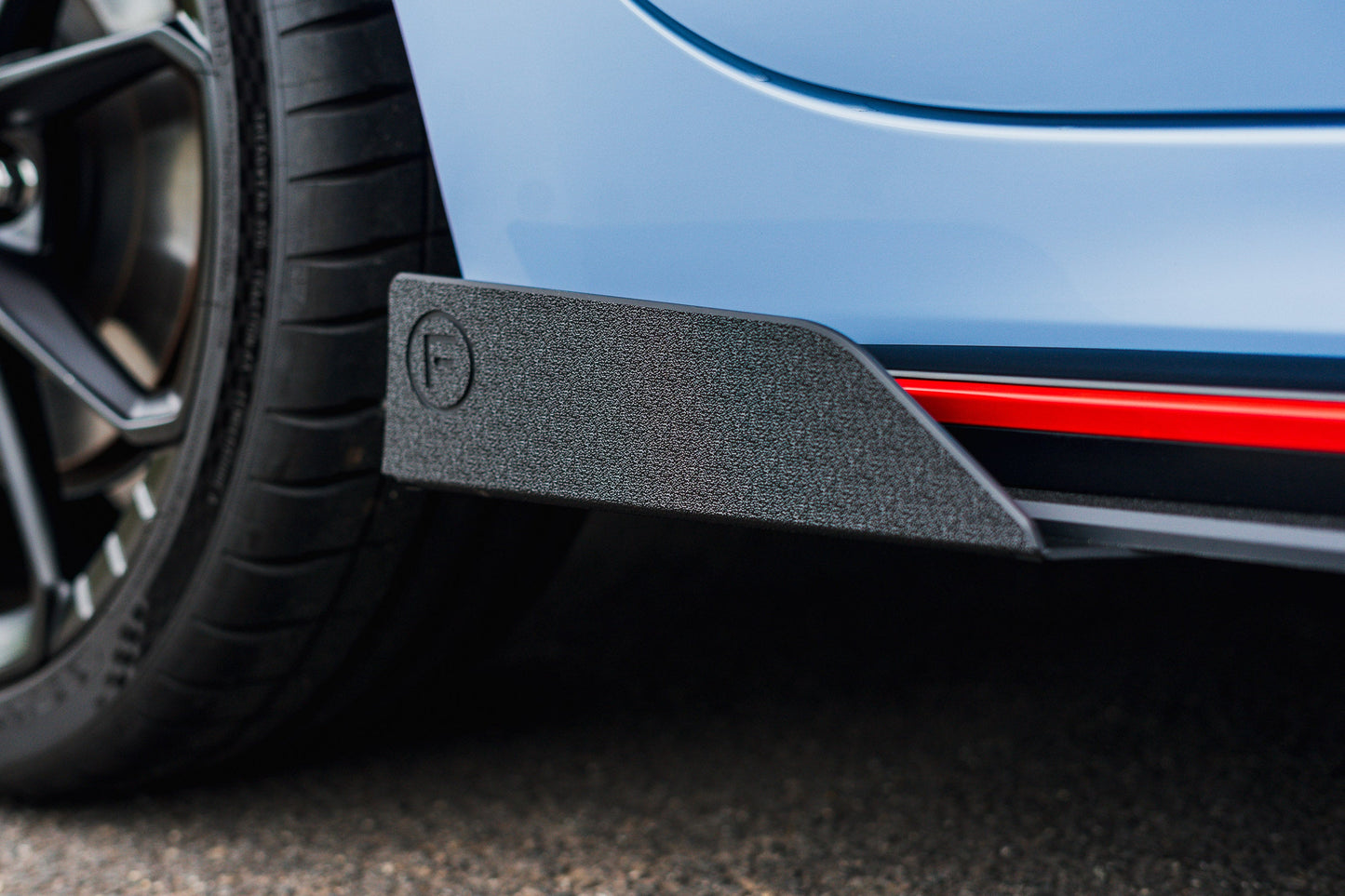 Flow Designs CN7 V2 i30N Sedan FL 2024+ Side Skirt Splitter Winglets (Pair)