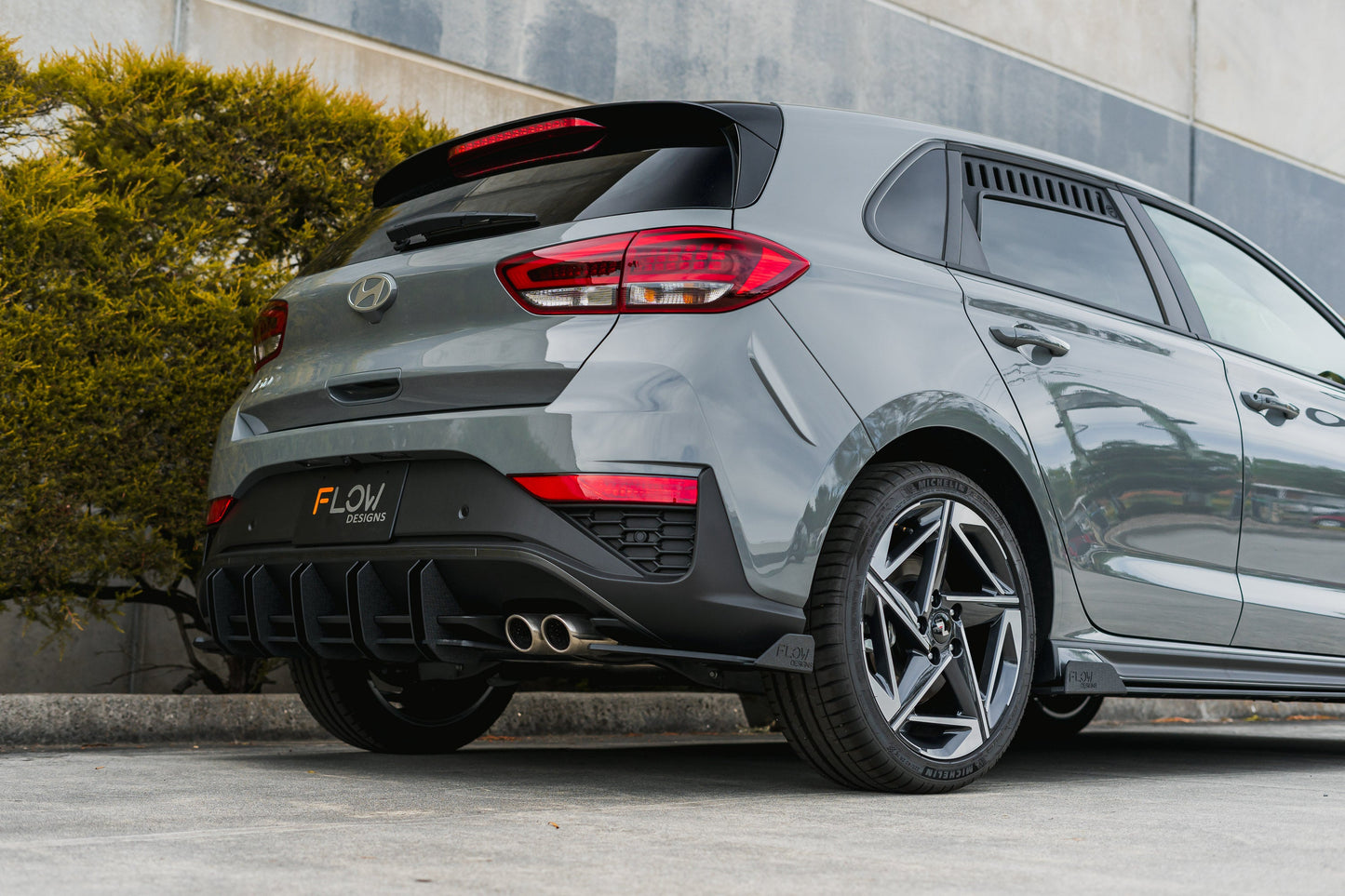 Flow Designs Hyundai i30N-Line Hatch PDe.V6 FL 2024+ Rear Window Vents (Pair)