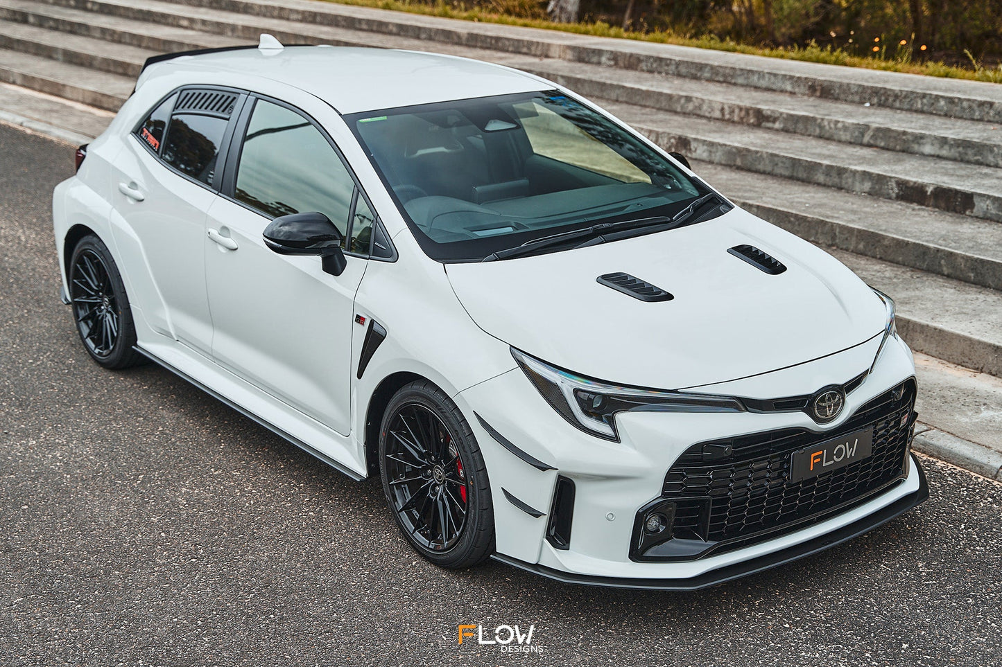 Flow Designs Corolla GR Front Bumper Canards