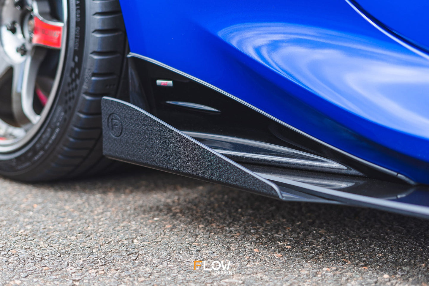Flow Designs ZD8 BRZ STI Side Skirt Splitter Winglets (Pair)
