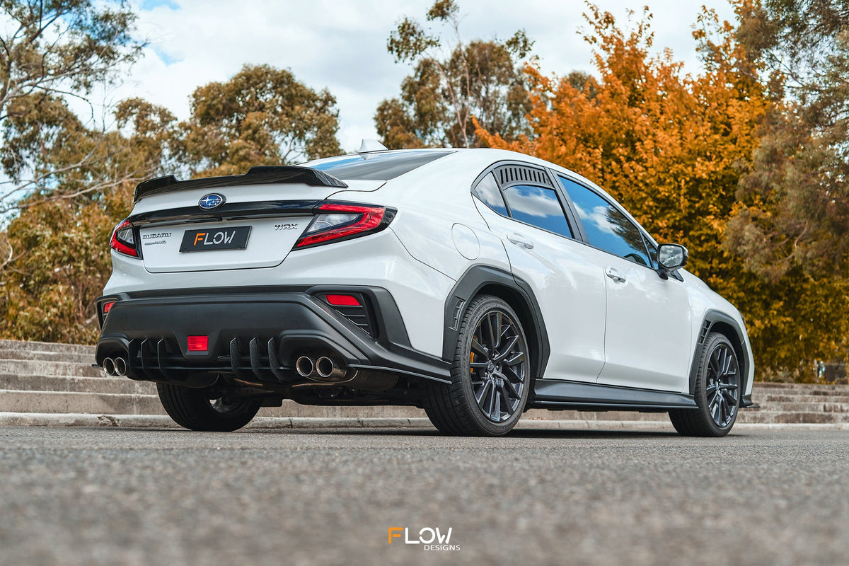 Flow Designs VB WRX Flow-Lock Rear Diffuser (TEXTURED)