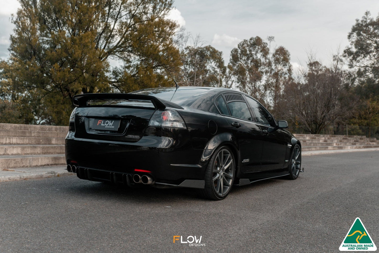 Flow Designs VE Commodore S1 Sedan Rear Spat Winglets (Pair)