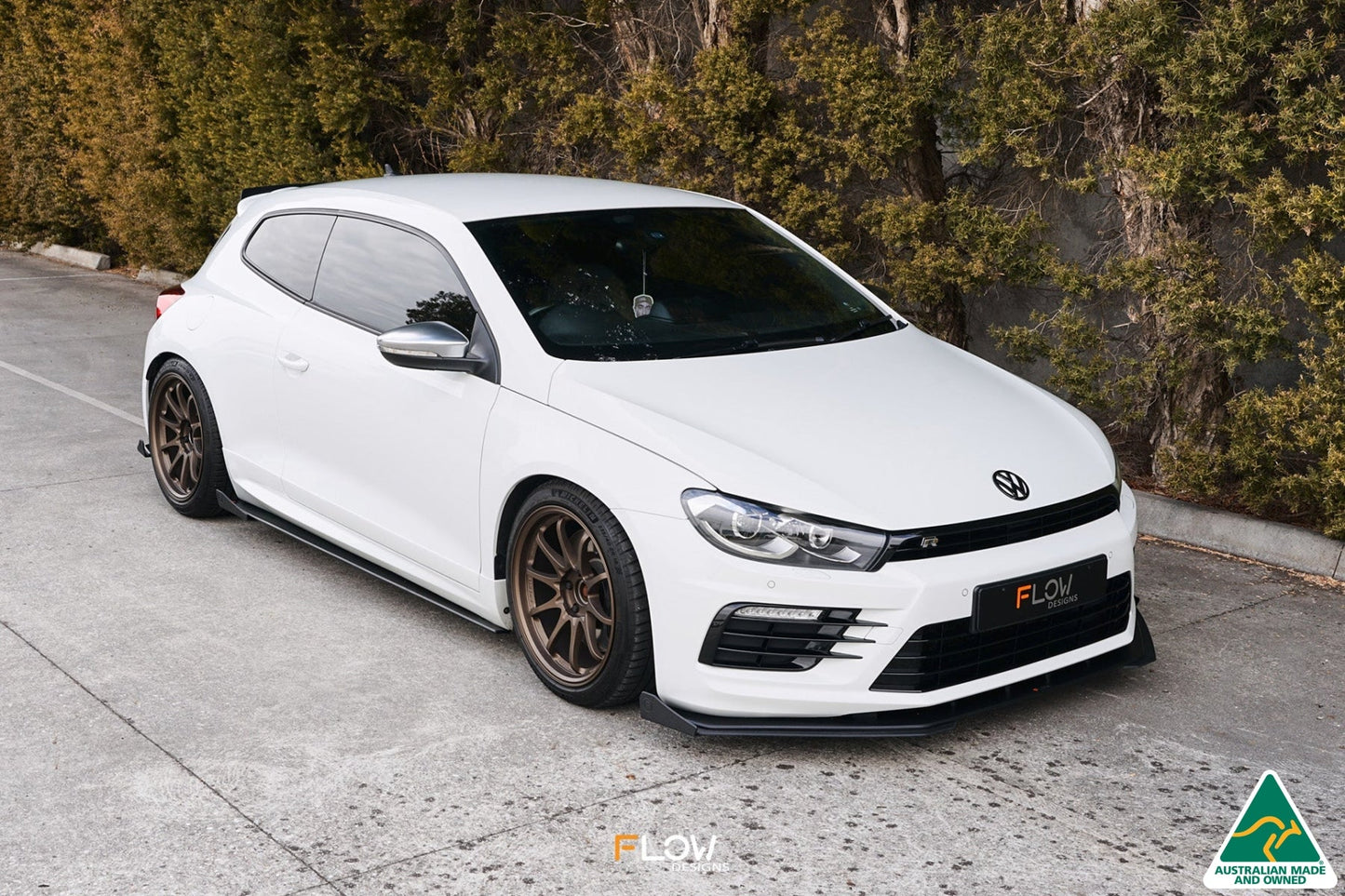 Flow Designs Scirocco R FL V3 Front Lip Splitter Winglets (Pair)