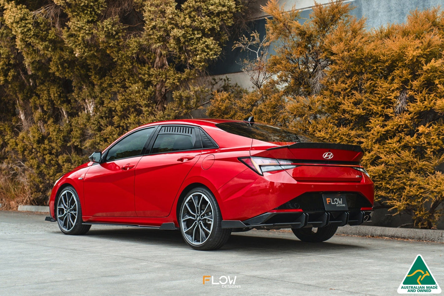Flow Designs CN7 Elantra N Line Sedan 2020 Side Skirt Splitter Winglets (Pair)