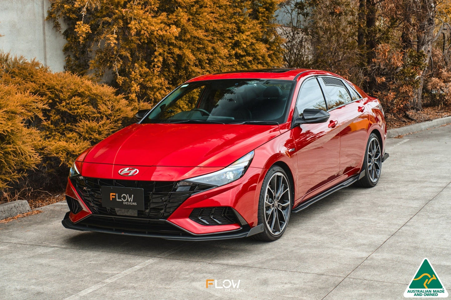 Flow Designs CN7 i30 N Line Sedan 2020 - 2022 Front Lip Splitter Winglets (Pair)
