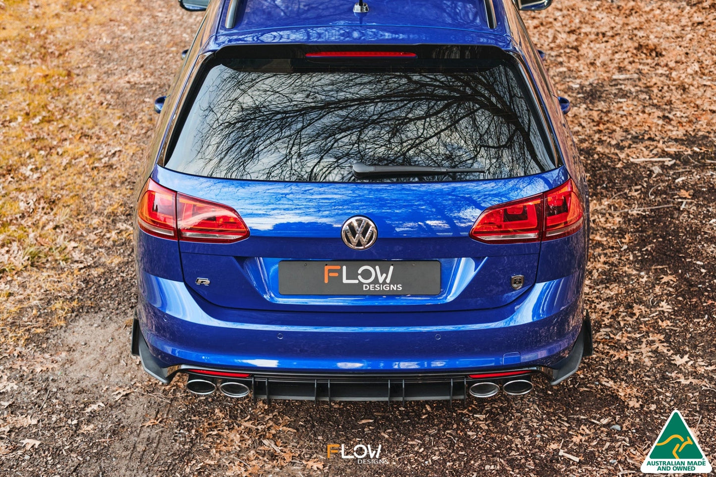 Flow Designs MK7 Golf R Wagon Rear Spat Winglets (Pair)