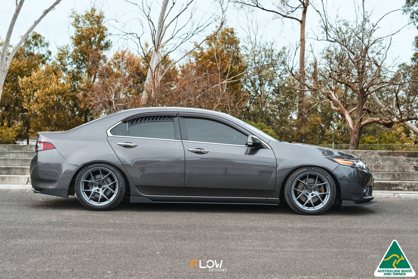 Flow Designs CU2 Accord Euro Side Skirt Splitter Winglets - Standard (Pair)