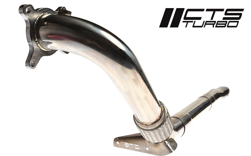CTS Turbo MK6 Golf R/TTS Downpipe including 200 Cell Cat