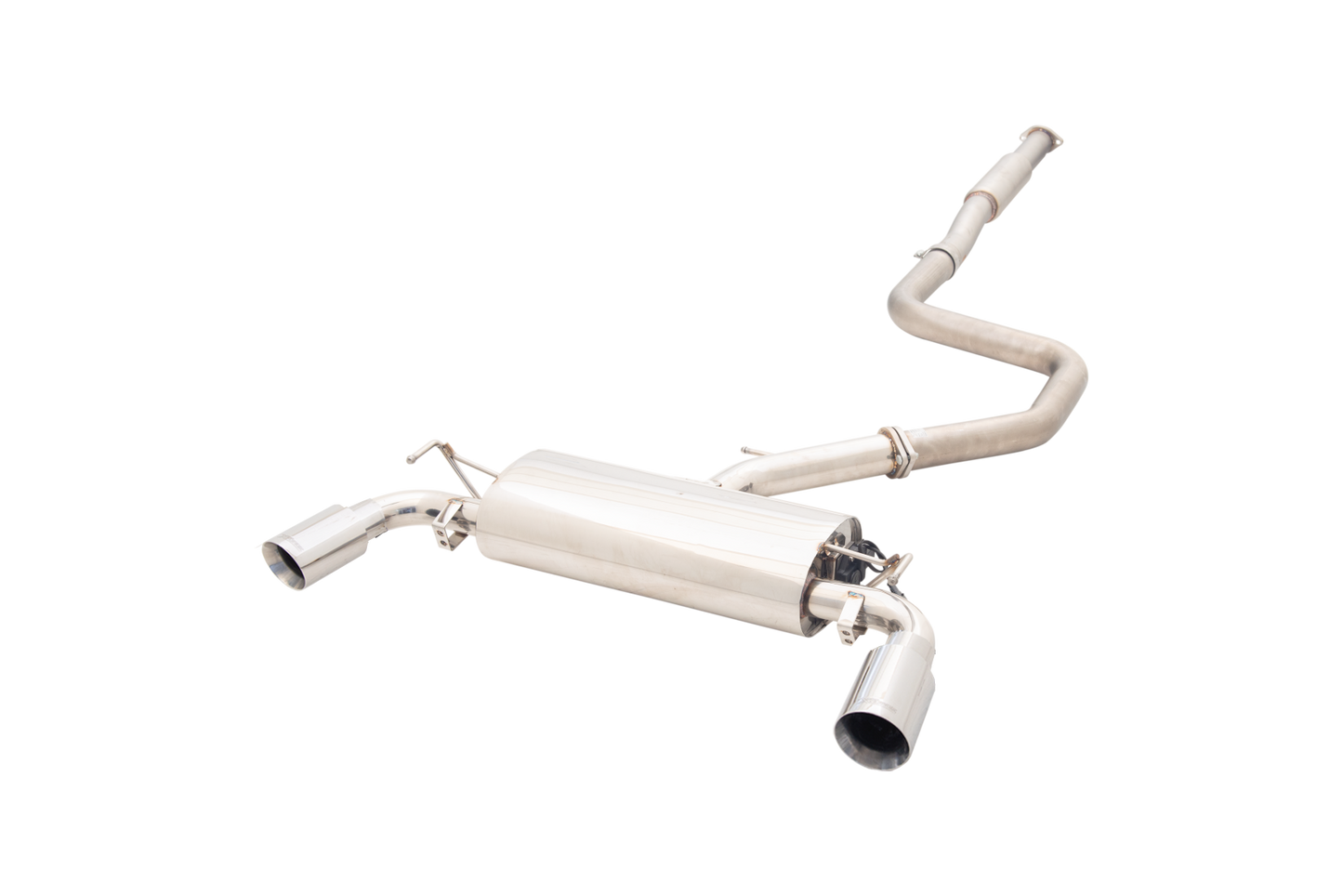 XFORCE - Hyundai i30N Performance 2.0L Non-Polished Stainless Steel 3″ Cat Back System, Varex Rear Muffler With Tips