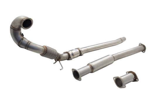 VW GOLF R MK7 & MK7.5  2013- 3" STAINLESS STEEL Downpipe w/ Catalytic Converter OR CAT BYPASS (DE-CAT)