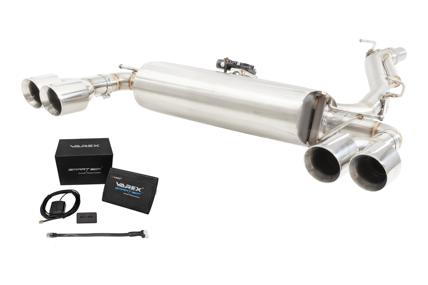 XFORCE - AUDI S3 8Y and 8V Sedan Varex Valved Cat Back Exhaust System with SmartBox