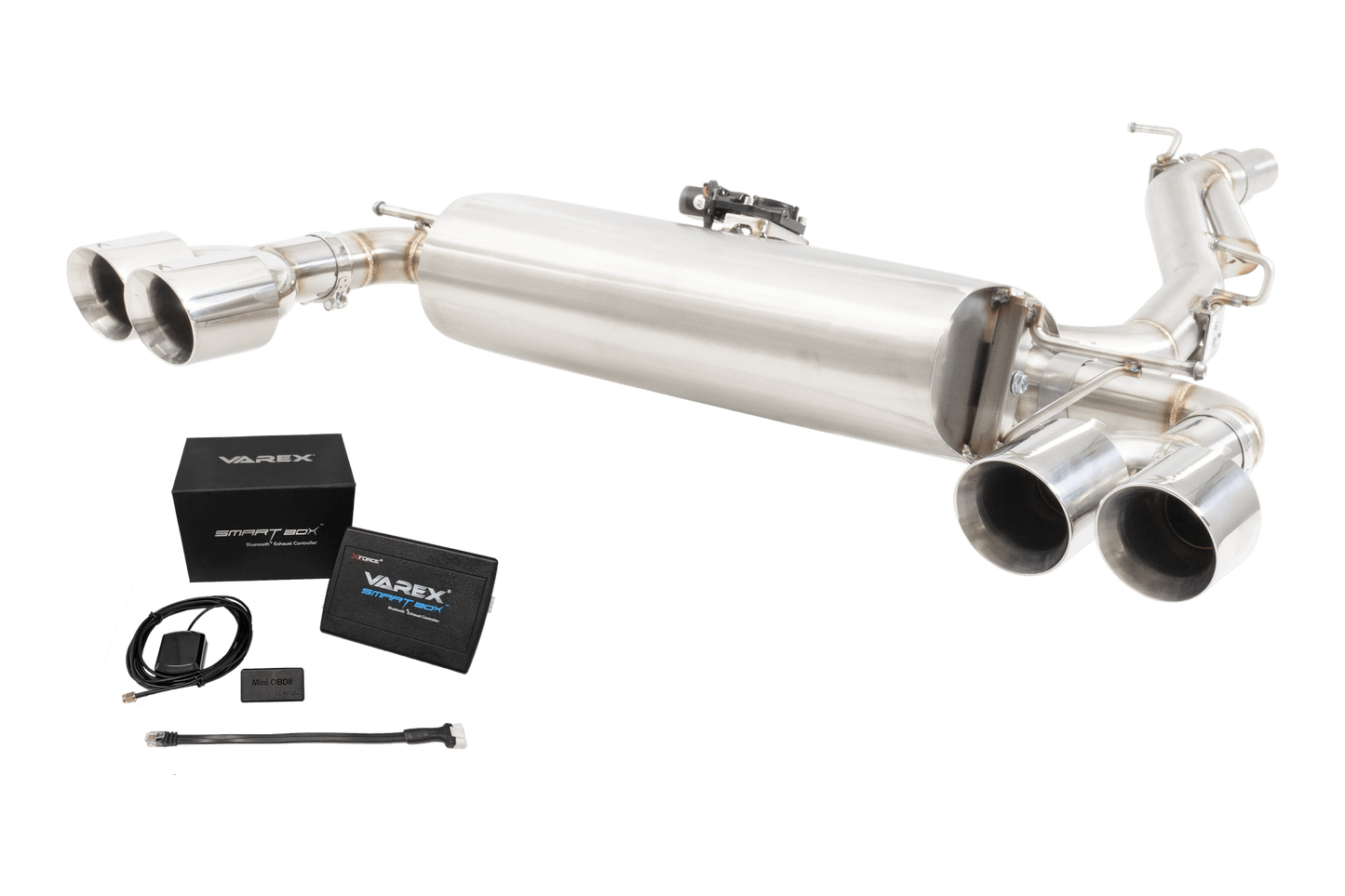 XFORCE - ALL NEW VW GOLF R MK8 Varex Valved Cat Back Exhaust System with SmartBox