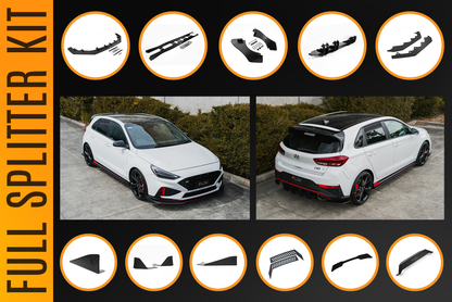 Flow Designs i30N Hatch PDE V6 FL2 2025 Full Lip Splitter Set
