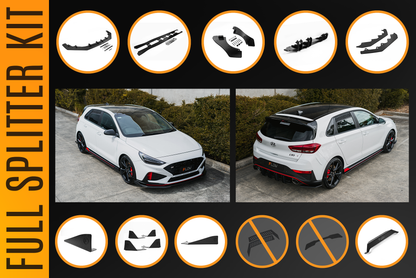Flow Designs i30N Hatch PDE V6 FL2 2025 Full Lip Splitter Set