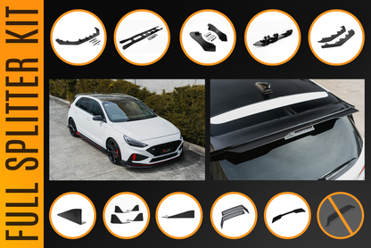 Flow Designs i30N Hatch PDE V6 FL2 2025 Full Lip Splitter Set