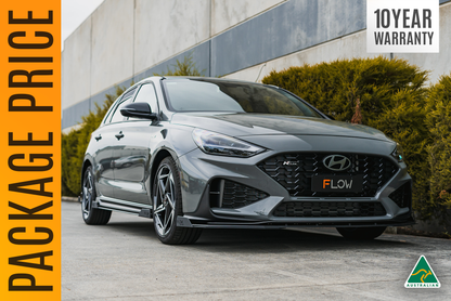 Flow Designs i30N-Line Hatch PDe.V6 FL 2024+ Full Lip Splitter Set