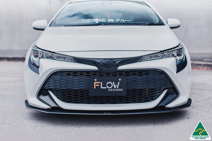 Flow Designs Corolla MZEA12R/ZWE211R 2018-2022 Front Lip Splitter & Reinforcement Brackets