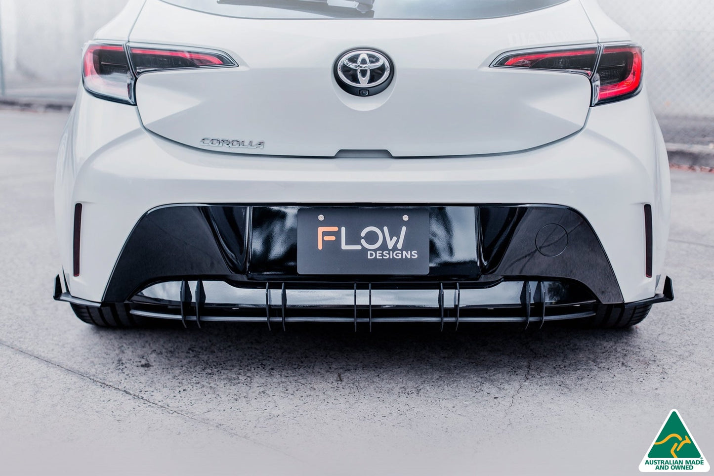 Flow Designs Corolla MZEA12R/ZWE211R 2018-2022 Flow-Lock Rear Diffuser