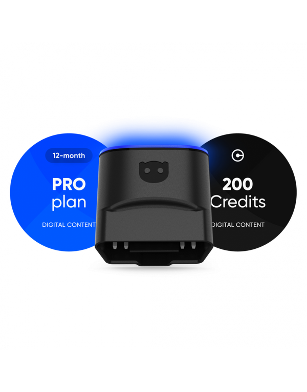 OBDeleven V3 device — 12-month PRO plan and 200 credits, OBD2 diagnostic tool for VW and Audi