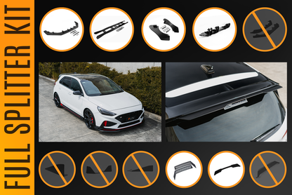 Flow Designs i30N Hatch PDE V6 FL2 2025 Full Lip Splitter Set