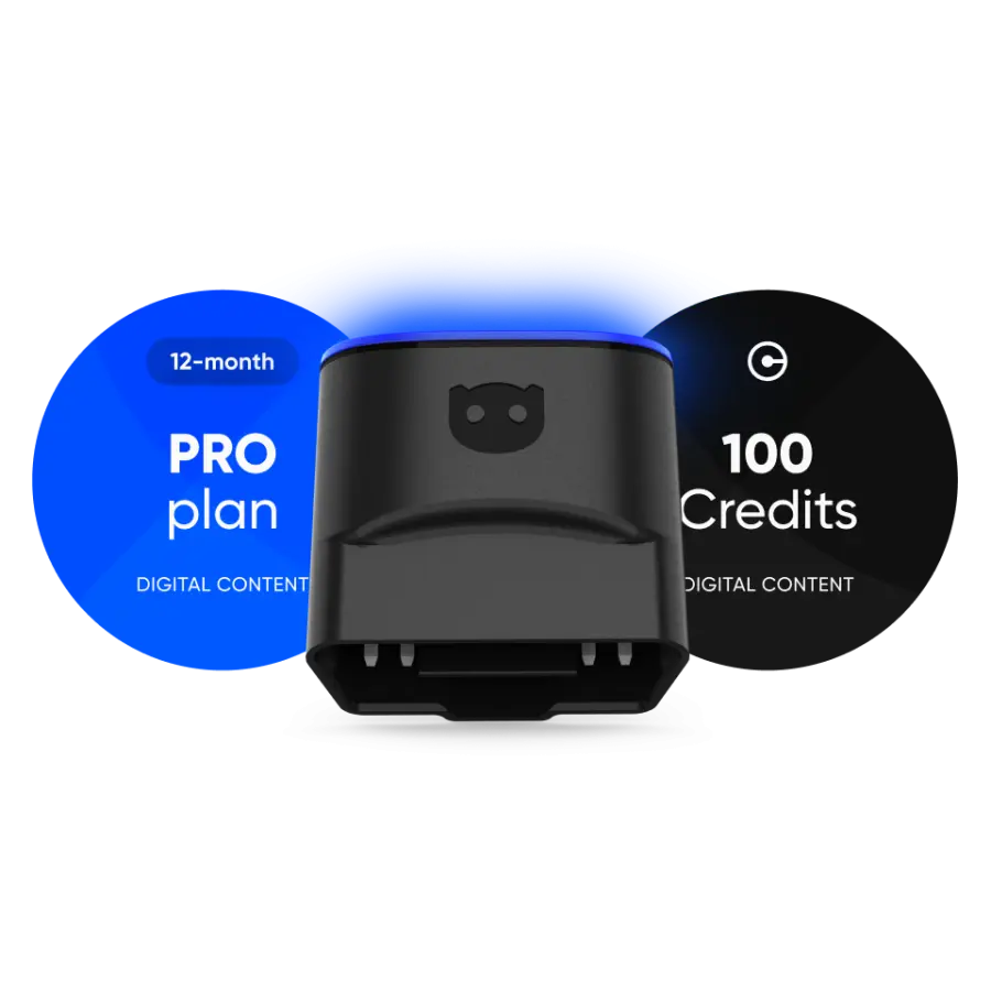 OBDeleven V3 Pro Pack + 100 Credits OBD2 Bluetooth Diagnostic Scan Tool for Android and iOS - VW, Audi & Skoda - July 2025 Release