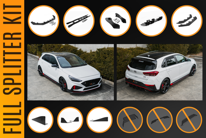Flow Designs i30N Hatch PDE V6 FL2 2025 Full Lip Splitter Set