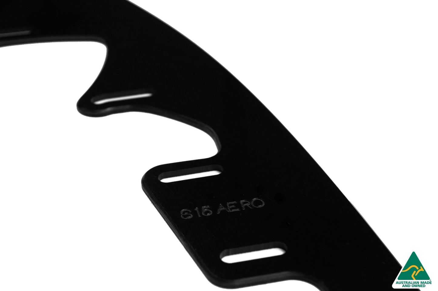 Flow Designs S15 / 200SX Aero Front Lip Splitter Extensions (Pair - For Aero Front Bar)