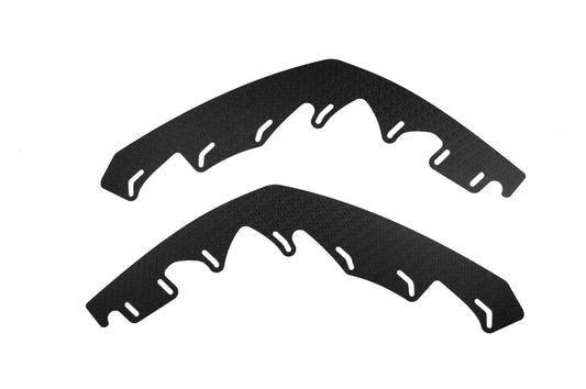 Flow Designs S15 / 200SX Aero Front Lip Splitter Extensions (Pair - For Aero Front Bar)