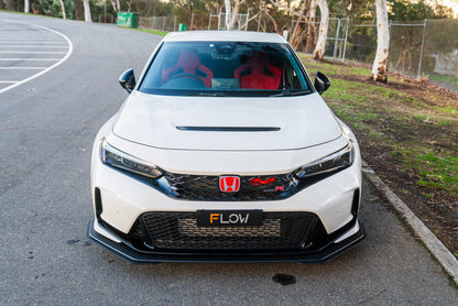 Flow Designs FL5 Civic Type R Front Lip Splitter Extensions (Pair)