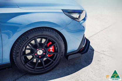 Flow Designs i30N Hatch PD (2018-2020) Front Lip Splitter & Reinforcement Brackets