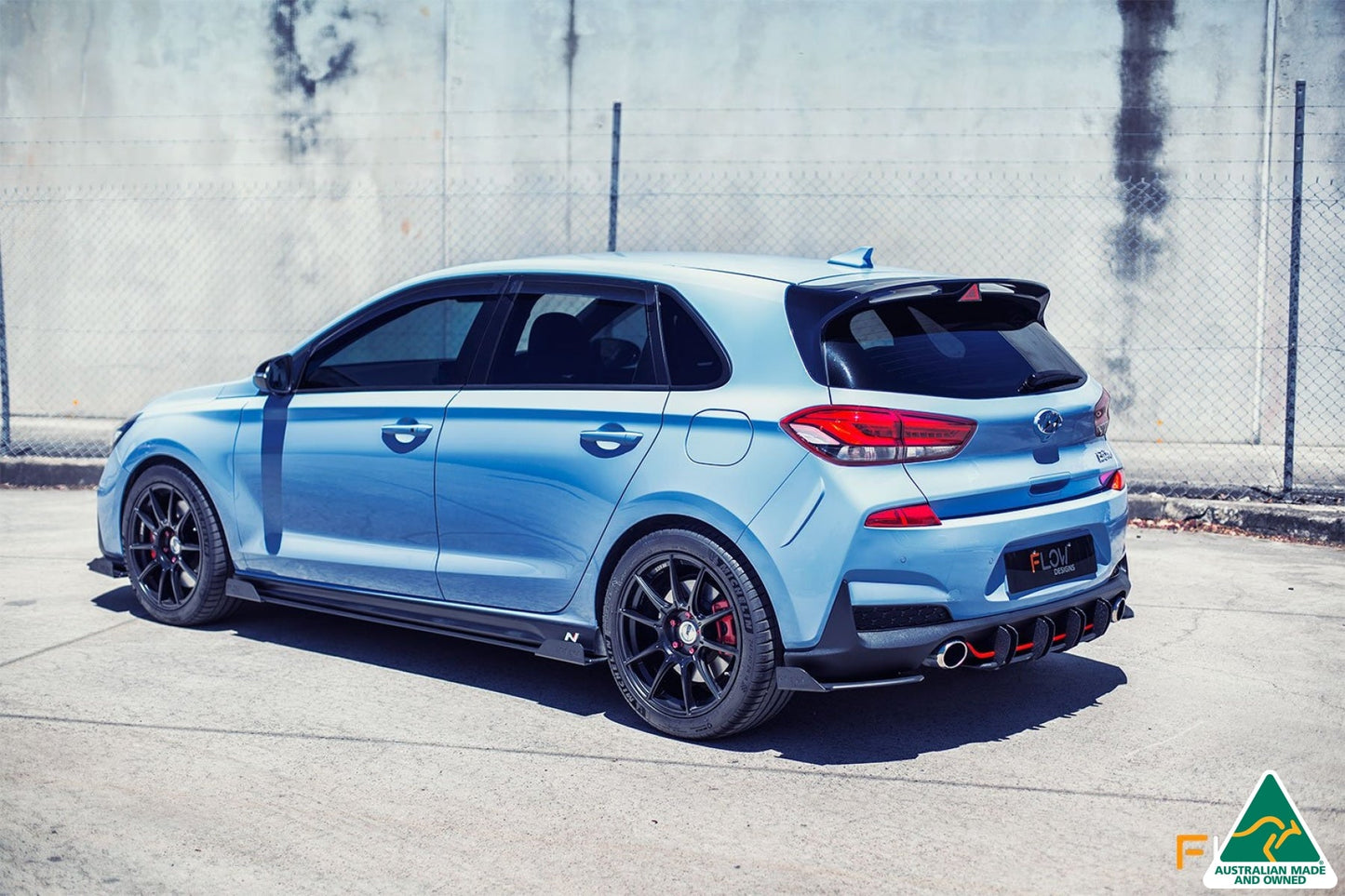 Flow Designs i30N Hatch PD (2018-2020) Side Skirt Splitters (Pair)