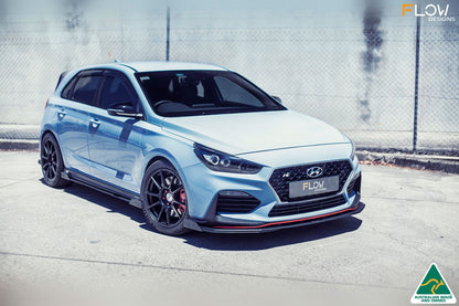 Flow Designs i30N Hatch PD (2018-2020) Front Lip Splitter Extensions (Pair)