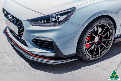 Flow Designs i30N Hatch PD (2018-2020) Front Lip Splitter & Reinforcement Brackets