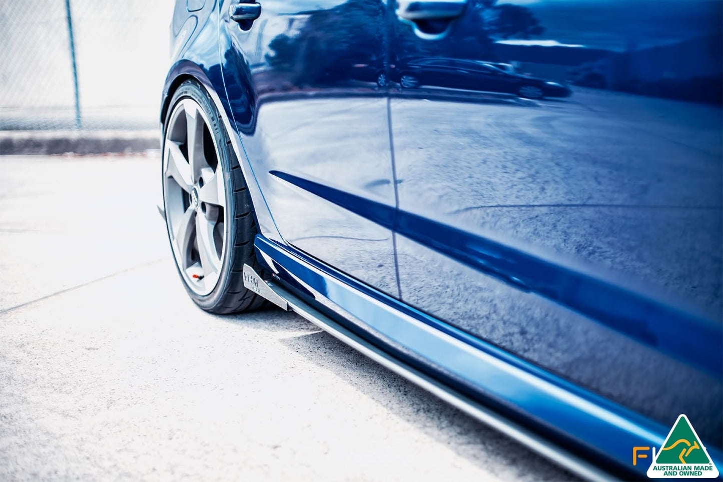 Flow Designs RS3 8V Sportback (Pre-Facelift) Side Skirt Splitters V3 (Pair)