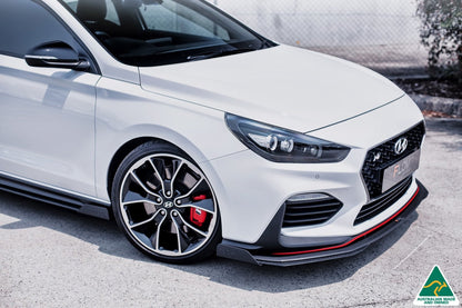 Flow Designs i30N Fastback PD Front Lip Splitter & Reinforcement Brackets