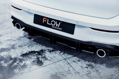 Flow Designs MK8 Golf GTI Flow-Lock Rear Diffuser