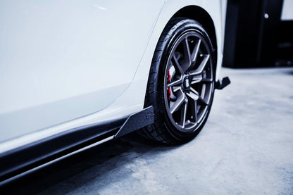 Flow Designs MK8 Golf GTI Side Skirt Splitters (Pair)