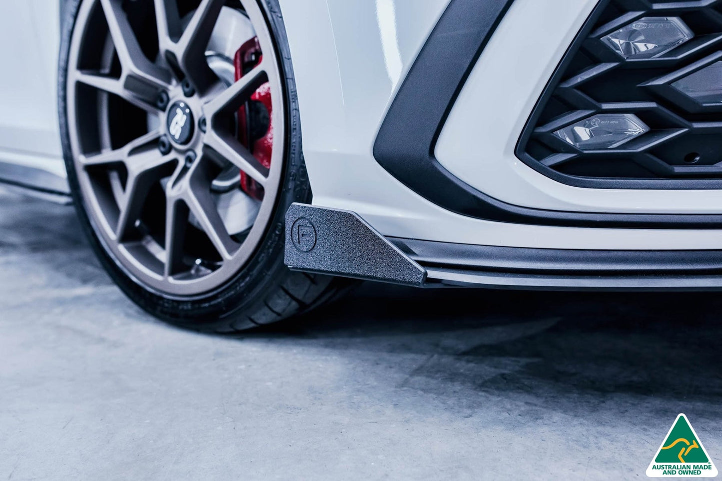 Flow Designs MK8 Golf GTI Front Lip Splitter Winglets (Pair)
