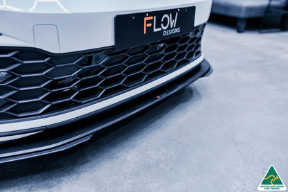 Flow Designs MK8 Golf GTI Front Lip Splitter Extensions (Pair)