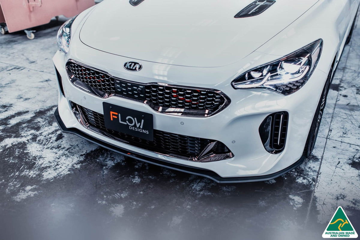 Flow Designs Stinger CK GT 2021-2022 Front Lip Splitter & Bumper Reinforcement Brackets