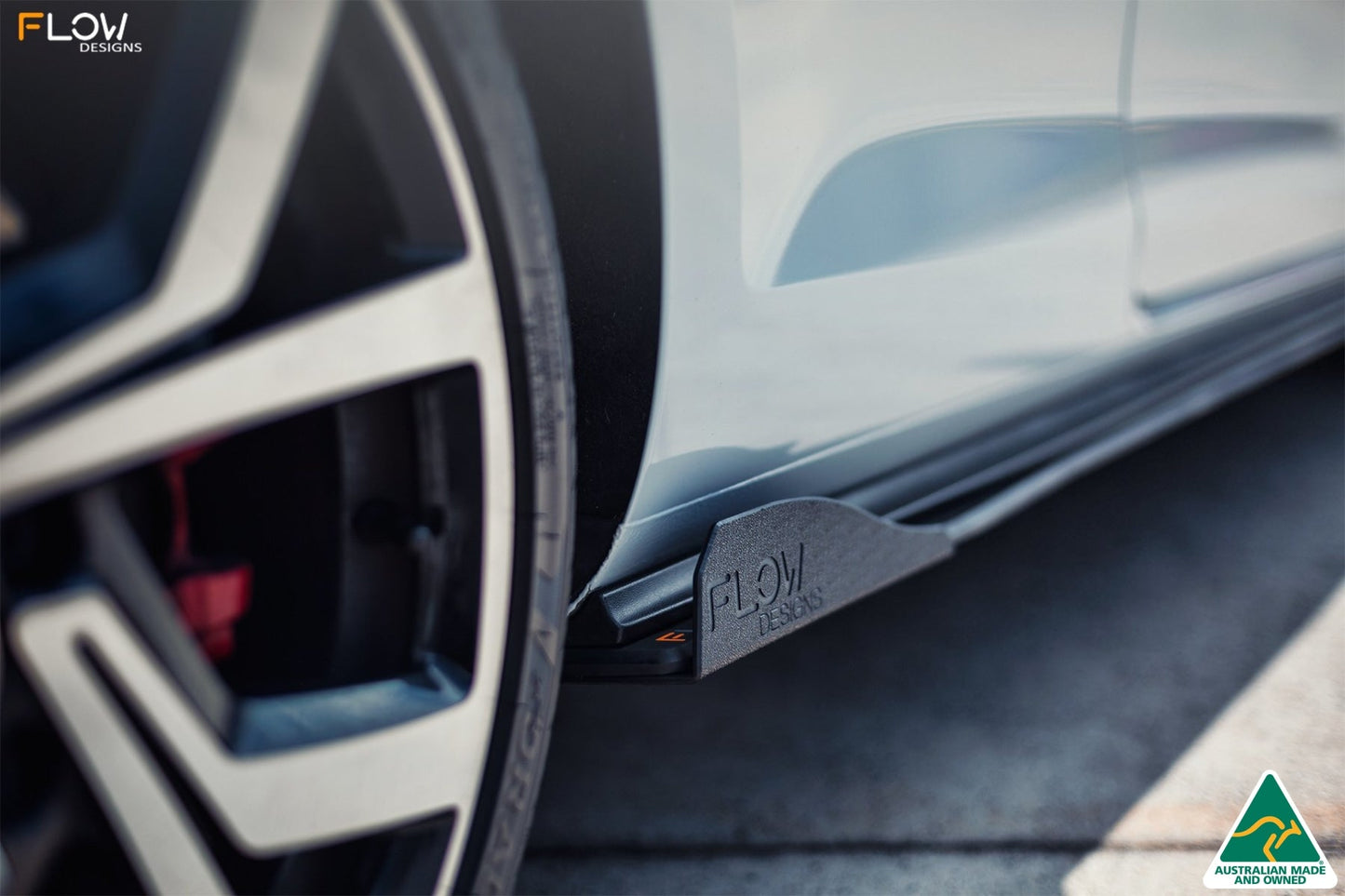 Flow Designs MK7.5 Golf GTI Side Skirt Splitters (Pair)