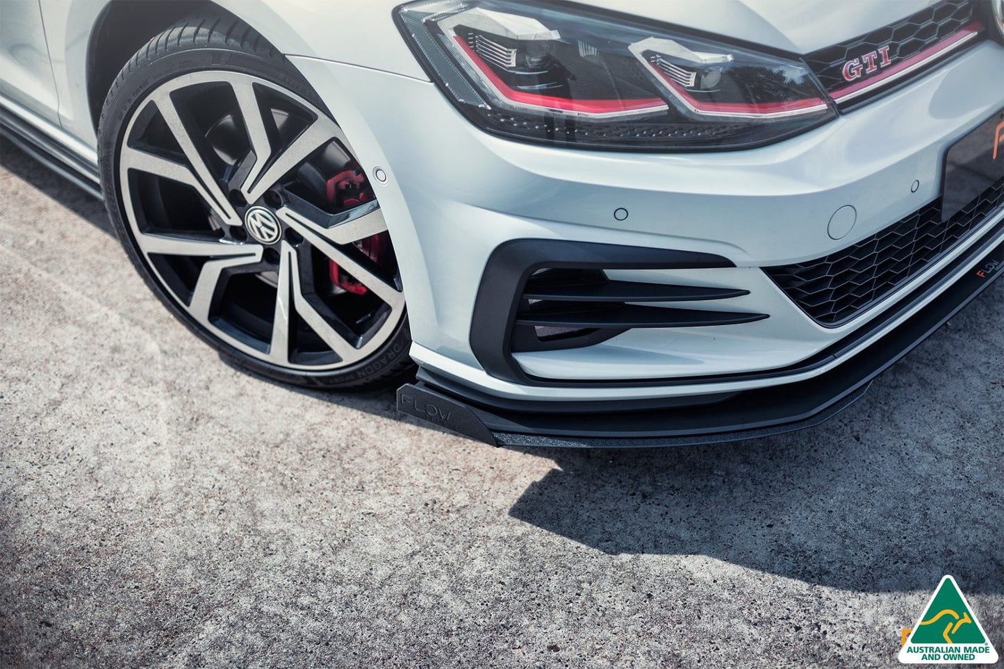 Flow Designs MK7 Golf GTI Front Lip Splitter & Bumper Reinforcement Bracket