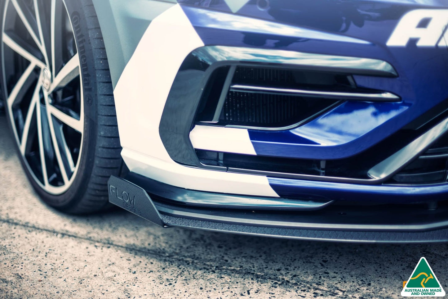 Flow Designs MK7.5 Golf R Front Lip Splitter