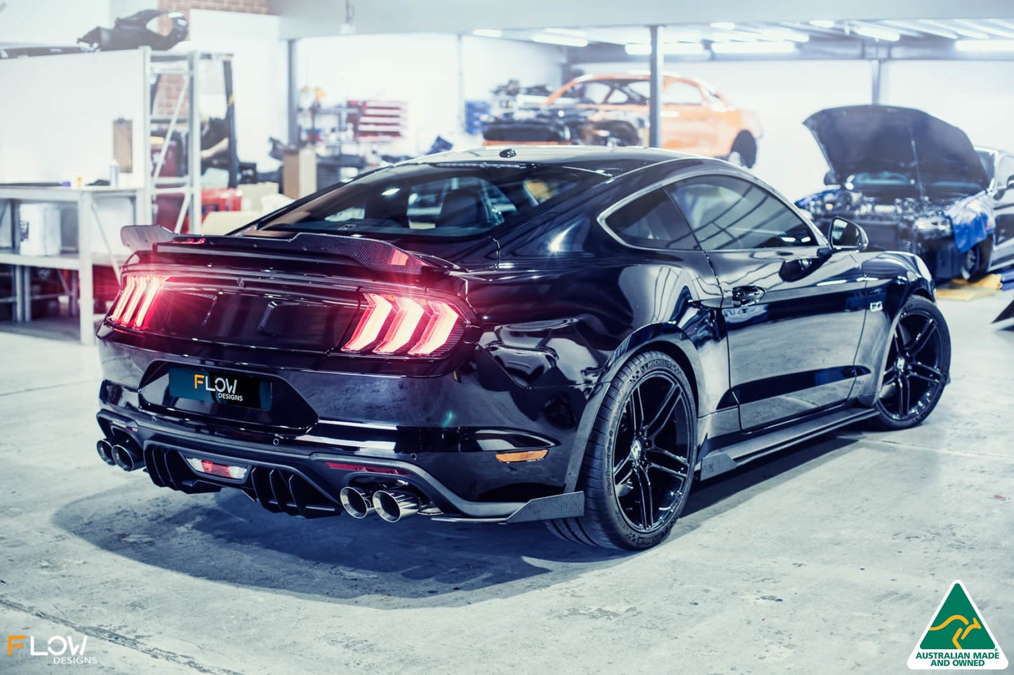 Flow Designs GT Mustang S550 FN Rear Spats (Pair)
