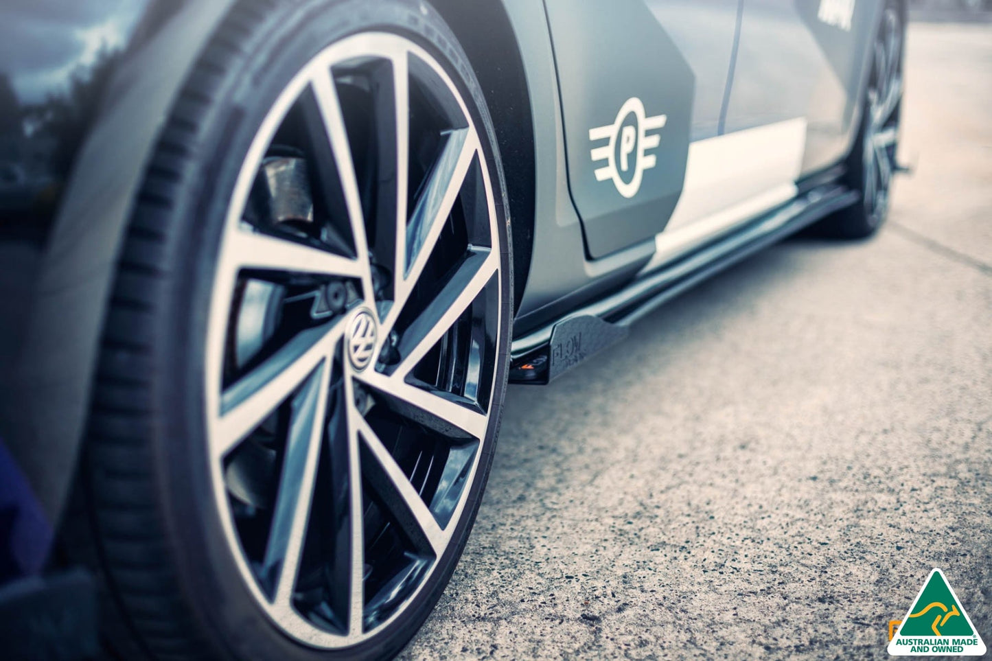 Flow Designs MK7.5 Golf R Side Skirt Splitters (Pair)