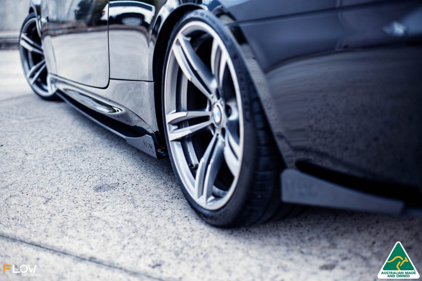 Flow Designs E92 M Sport Side Skirt Splitters V3 (Pair)