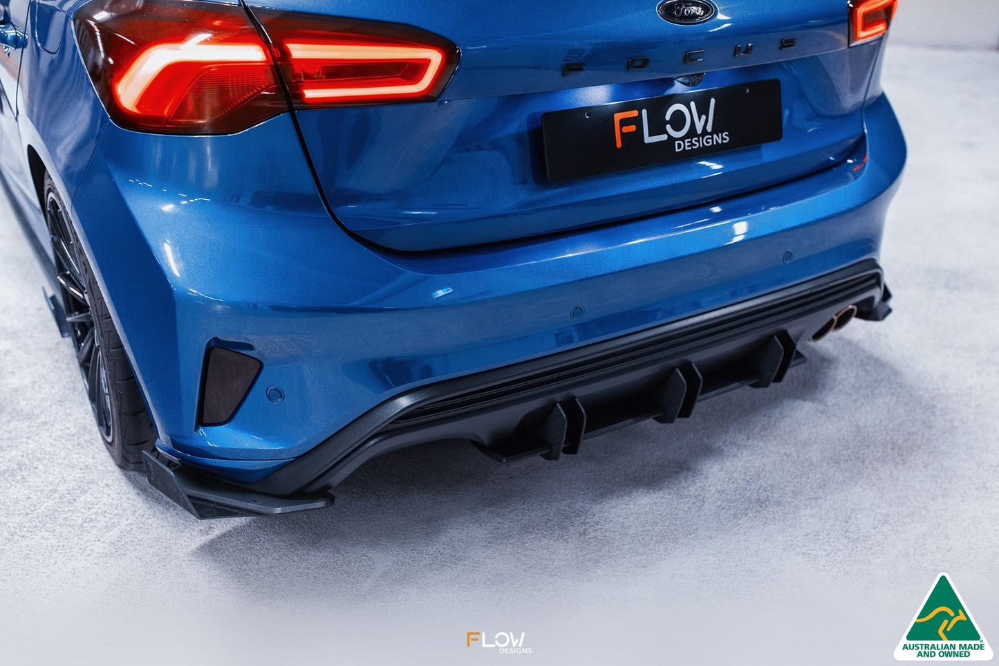 Flow Designs MK4 Focus ST-Line Flow-Lock Rear Diffuser