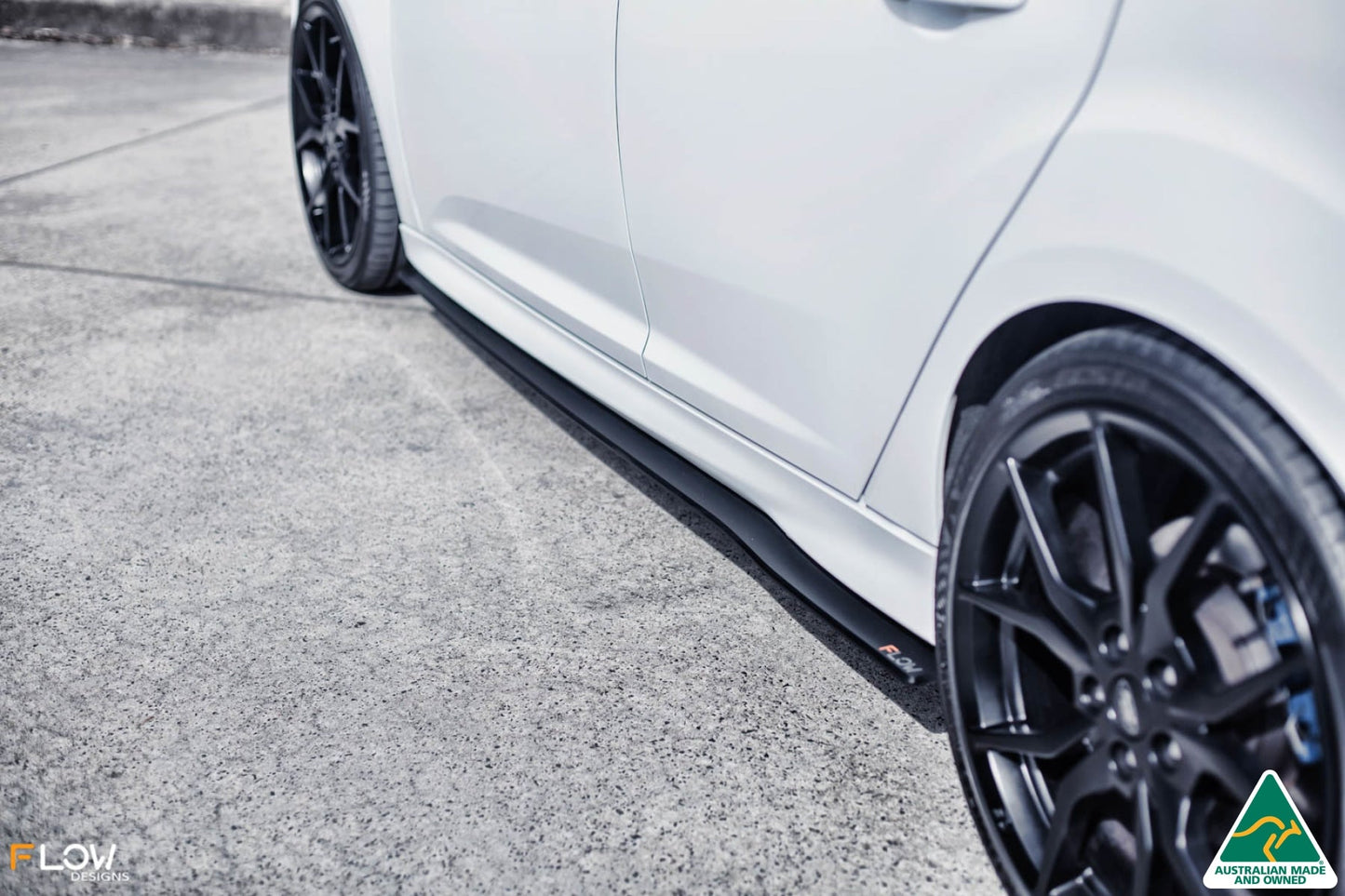 Flow Designs MK3 Focus RS Side Skirt Splitters (Pair)