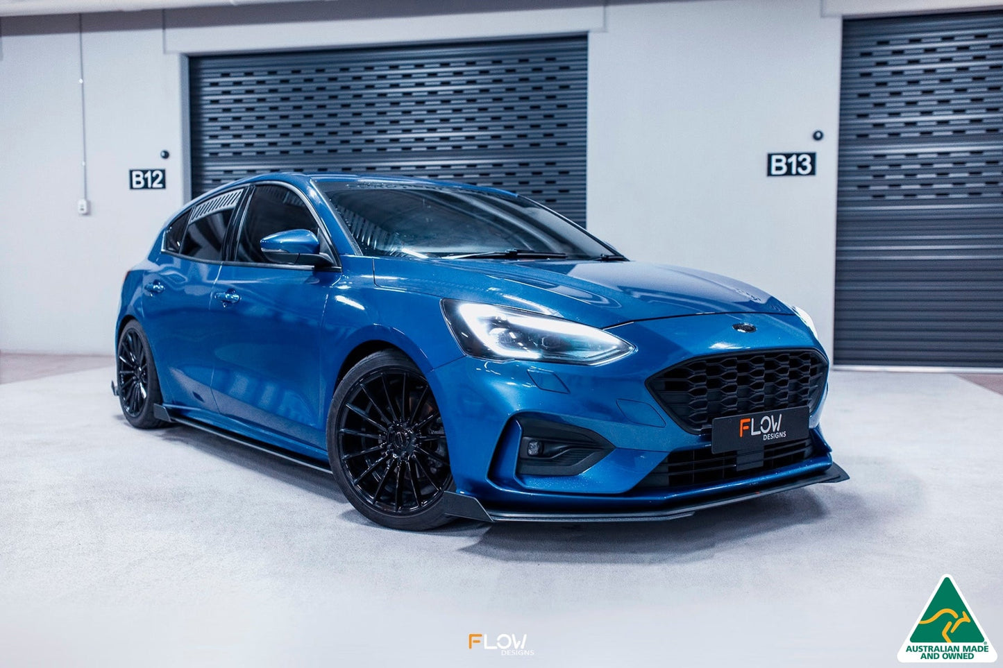Flow Designs MK4 Focus ST-Line Front Lip Splitter Winglets (Pair)
